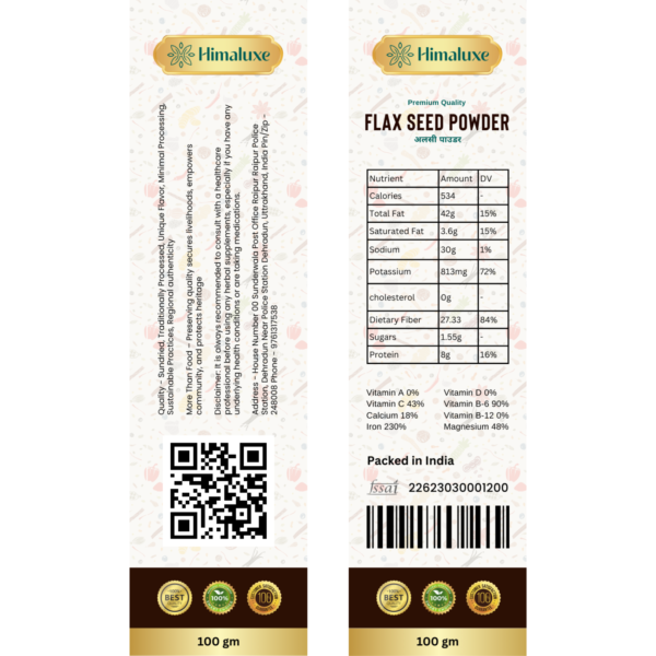 Flax Seed(Alsi) -Packet - Image 3