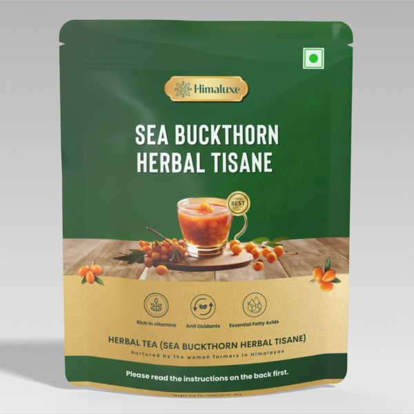 Handcrafted Sea Buckthorn Herbal  Tea (Tisane)- Individual Pouch