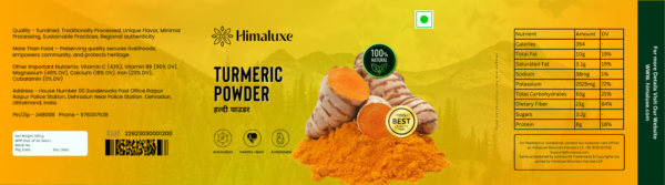 Yellow Turmeric: A Pure Essence from the Himalayan Region (Jar) - Image 2